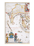 South Asia Map, 1662 Giclée-Druck von Jan Blaeu