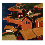 Schmidt-Rottluff: Countryside, 1911 reproduction procédé giclée par Karl Schmidt-Rottluff