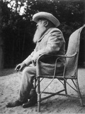 Claude Monet (1840-1926) Impressão fotográfica por Sacha Guitry Claude Monet (1840-1926) Impressão fotográfica por Sacha Guitry