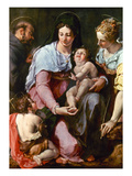 Virgin And Jesus Giclee Print by Pietro Candido Decembrio