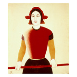 Malevich: Girl, 1932-33 reproduction procédé giclée par Kasimir Malevich