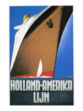 Dutch Travel Poster, 1932 Giclee Print by Willem Ten Broek