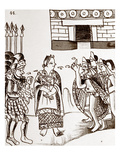 Cortes & Montezuma, 1519 Giclee Print