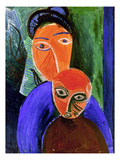 Picasso: Mother/Child, 1907 reproduction procédé giclée par Pablo Picasso