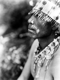 California: Pomo Man, C1924 Photographic Print by Edward S. Curtis