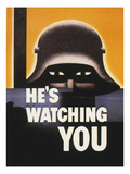 Wwii: Propaganda Poster Lámina giclée por Glenn Grohe