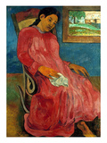 Gauguin: Reverie, 1891 Giclée-Druck von Paul Gauguin