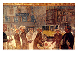 Bonnard: Place Clichy reproduction procédé giclée par Pierre Bonnard