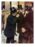 Degas: Stock Exchange Giclee Print by Edgar Degas