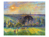 Pissarro: Eragny, 1895 Giclee Print by Camille Pissarro