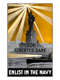 Navy Poster, C1917 reproduction procédé giclée
