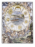 The Seven Planets, 1536 Giclee Print by Sebastian Munster