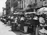 Pushcart Market, 1939 Photographic Print
