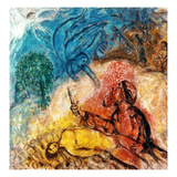 The Sacrifice Of Isaac Giclee Print by Marc Chagall