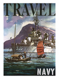 U.S. Navy Travel Poster Giclee Print