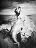 Nude As Mermaid, 1898 Photographic Print by Gulick 