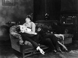 Silent Film Still: Fainting Photographic Print
