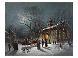 New Year'S Eve, C1876 Giclee Print