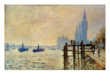 Monet: Thames, 1871 Giclee Print by Claude Monet