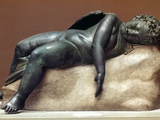 Mythology: Sleeping Eros Photographic Print by Odilon Redon