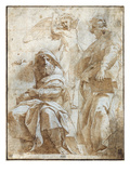 Raphael: Study, C1510 Lámina giclée por Raphael