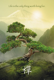 Zen-Mountain Kunstdruck