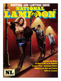 National Lampoon, April 1986 - Doctors and Lawyers Issue Posters
