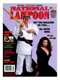 National Lampoon, July and August 1994 - Buy This Magazine Or I Will … Oh, Never Mind. Poster