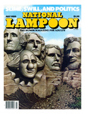 National Lampoon, July 1980 - Mount Rushmore with a Clown Prints
