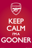Arsenal-Keep Calm Red Poster