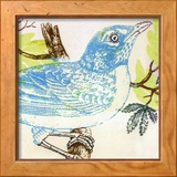 Pájaro azul Láminas por Swan Papel
