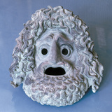 Greece: Theatrical Mask Photographic Print