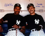 Don Mattingly / Dave Winfield Dugout with Years  Autographed Photo (Hand Signed Collectable) Photo