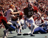 Marty Lyons Rushing Color w/" Roll Tide" Insc Photo