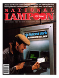 National Lampoon, May 1982 - Crime: Robbing The ATM Poster
