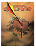 National Lampoon, February 1975 - Love and Romance: Arrow in the Bleeding Heart Prints