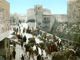 Jerusalem: Bazaar, C1900 Photographic Print
