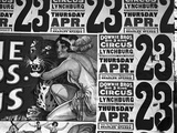 Circus Advertisement, 1936 Photographie par Walker Evans