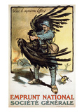 World War I: French Poster Giclee Print by Marcel Falter