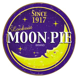 Moon Pie Round Logo Tin Sign