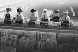 Lunch on a Lego Skycraper Posters