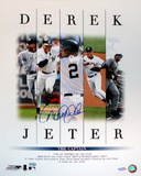 Derek Jeter Autographed Career Accomplishments 5 Image 1 Photo