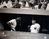 Ken Regan Signed Yogi Berra w/ Elston Howard in Dugout B&W Photo