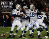 Peyton Manning 4-Time AP NFL MVP Multi-Exposure Collage Photo