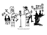 "You sounded so fat just then!" - New Yorker Cartoon Premium Giclee Print by Corey Pandolph