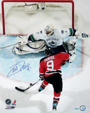 Zach Parise Overhead Shot vs Vancouver Photographie