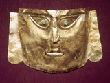 Peru: Chimu Gold Mask Photographic Print