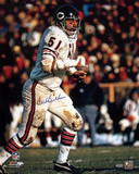Dick Butkus Chicago Bears White Jersey Photo
