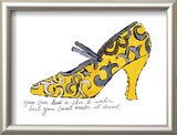 Yellow Pattern Shoe, c.1955 Kunstdruck von Andy Warhol