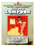 National Lampoon, April 1975 - Car Sickness, the Pin-Up Calendar Prints